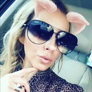 Quay High Key Fade to Clear Sunglasses